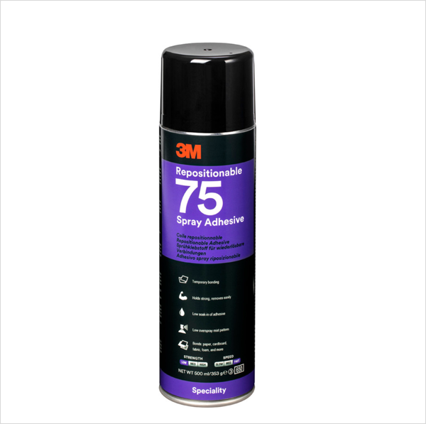 圖片 3M™ 75 可重覆撕貼噴膠 - 290g
