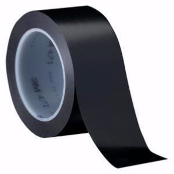 圖片 3M™ 471膠帶 (黑色)-2"X36yd
