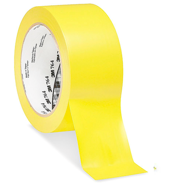 圖片 3M™ 764膠帶 (黃色)-2"X36yd