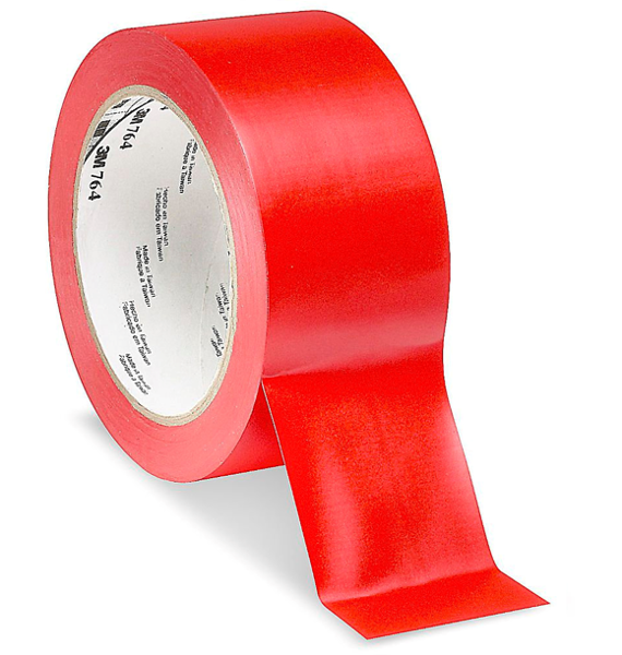 圖片 3M™ 764膠帶 (紅色)-2"X36yd
