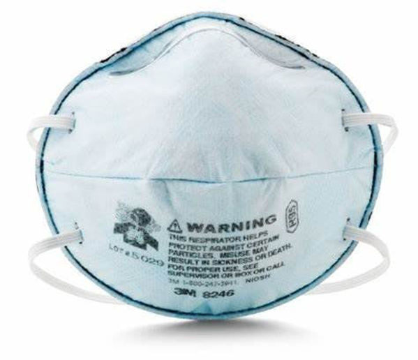 圖片 3M™ 8246 R95酸性氣體專用含活性碳 即棄防塵口罩 (20 個/盒)