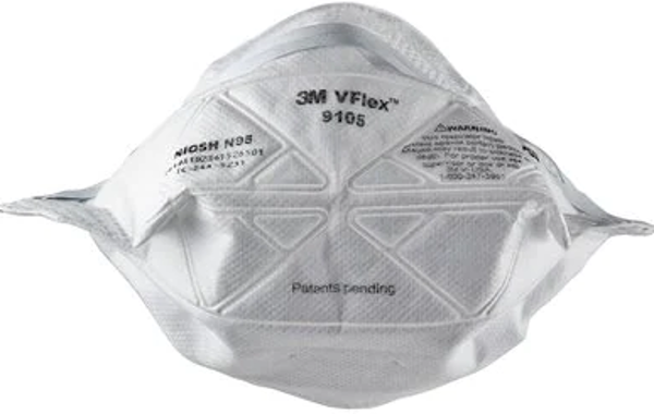 圖片 3M™ VFlex™ N95 經濟型拋棄式防塵口罩 9105 (50 個/盒)