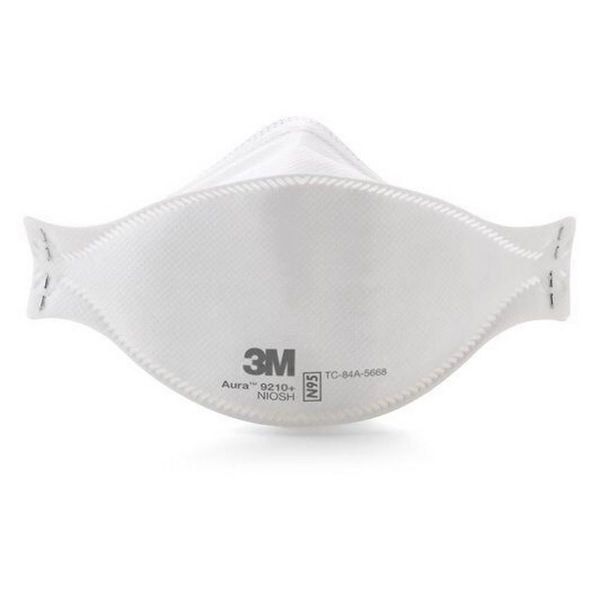 圖片 3M™ Aura™ 9210+ N95 拋棄式防塵口罩 (20 個/盒)