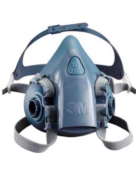 圖片 3M™ 7502 矽質雙過濾面罩(中碼)