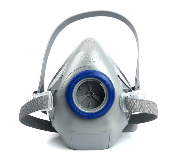 圖片 3M™ 7702 半面單罐式防毒面具