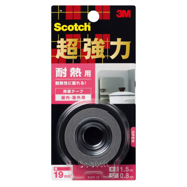圖片 3M™ 思高™ KHR-19 超強力雙面膠帶 - 耐高溫